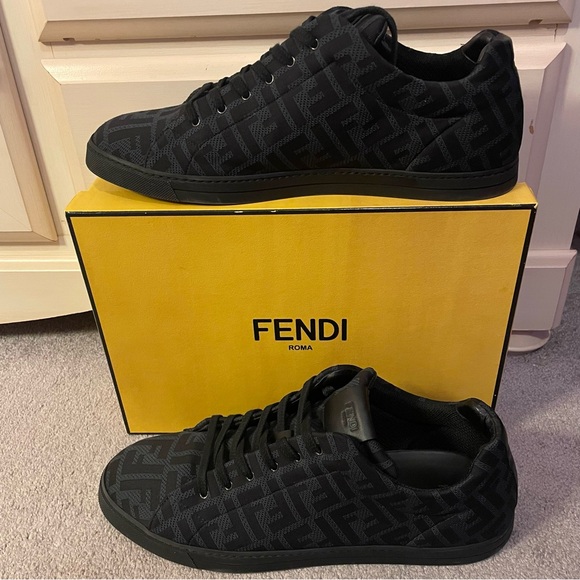 Fendi FF Technical Fabric Motif Sneaker